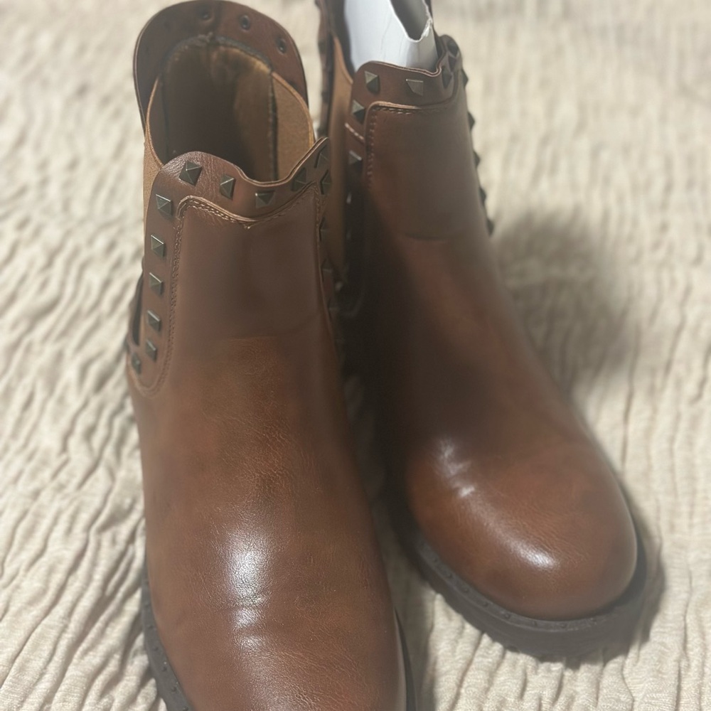 Brown Leather Boots